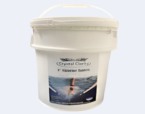 Crystal Clarity 3" Chlorine Pool Tabs 50 lbs.