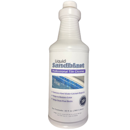 Liquid Sandblast Professional Tile Cleaner – Hard Water & Scale Remover for Concrete & Hardscapes
