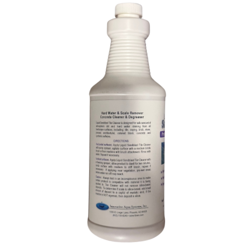 Liquid Sandblast Professional Tile Cleaner – Hard Water & Scale Remover for Concrete & Hardscapes
