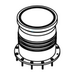 WaterCo 61310 Multicyclone 12 Plus Cartridge Housing - Durable Filter Case